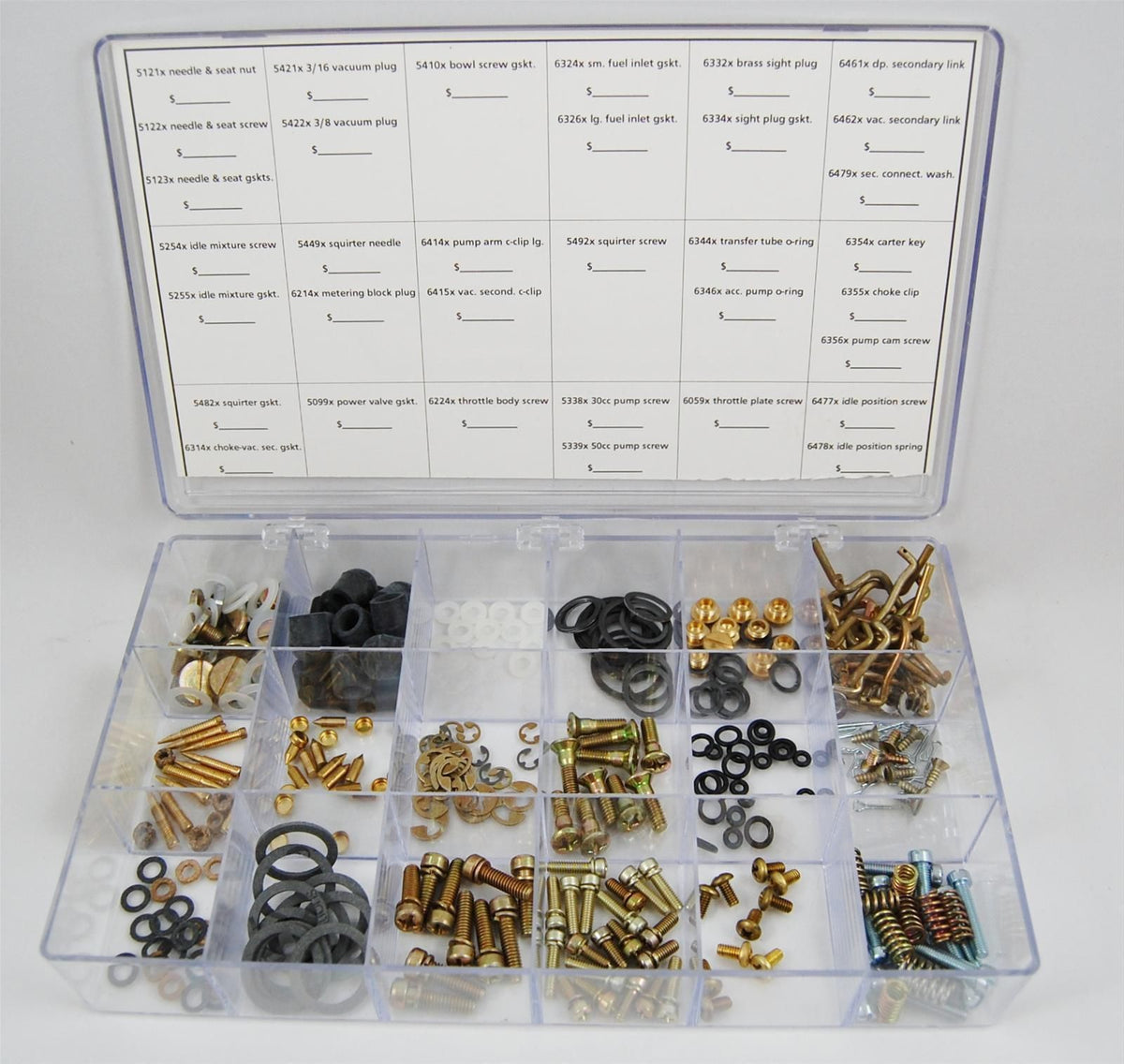 Holley 2300, 4150, 4160, 4500 Carburetors Countermans Small Parts Calibration Kits 4150416023004500 AED Performance AED6109