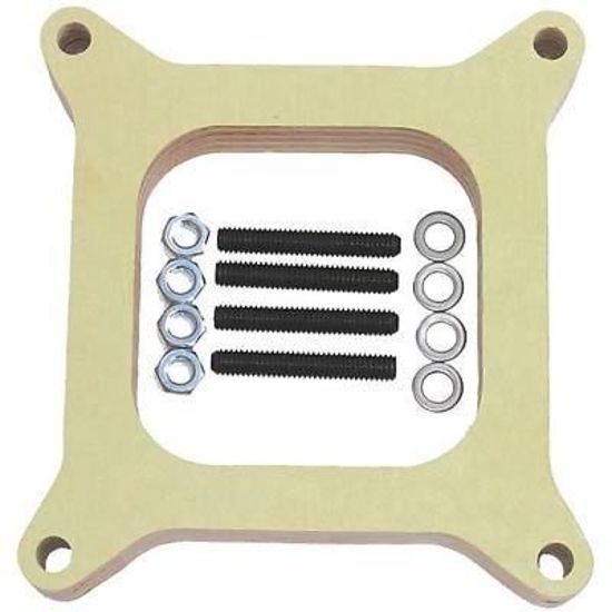 AED AED6150 1/2" Birchwood Carburetor Spacer Kit 4Bbl Square Bore Open Centre