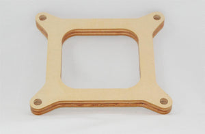 AED Performance AED6150 1/2" Birchwood Carburetor Spacer Kit 4Bbl Square Bore Open Centre