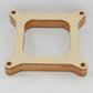 AED Performance AED6170 1" Birchwood Carburetor Spacer Kit 4Bbl Square Bore Open Centre