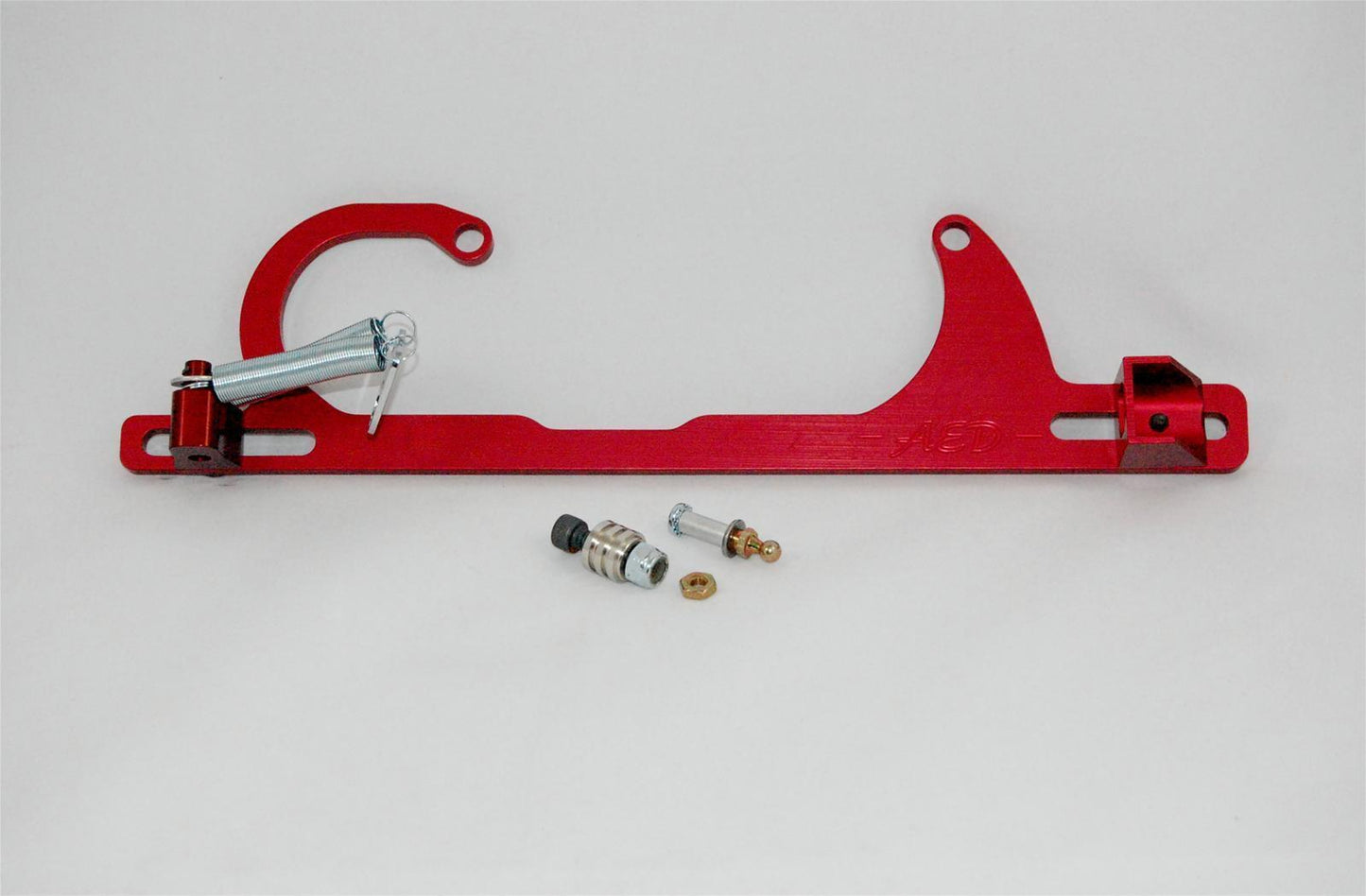 AED AED6700R Billet Throttle Bracket & Spring Kit Edelbrock Fits Chev Cable Red