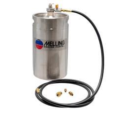 Melling MEMPL-201 Prelube Engine Oiler Tank Kit Adapters Avanti Buick Cadillac Chevy Chrysler Dodge Ford Gmc Hummer Mercury Saab Kit