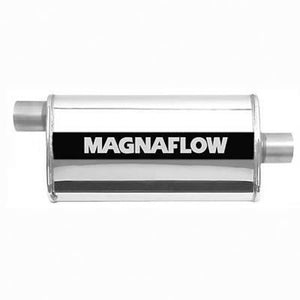 Magnaflow MF14355 Polished Stainless Steel Muffler 2.25" Offset In Centre Out