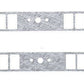 Suit Chevy small block Gen I 262-400 C.I.D. V8 1955-91 Intake Manifold Gaskets Chev Sb 1.25"W X 2.00"H Mr Gasket MG-1
