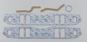 Suit Chevy small block Gen I 262-400 C.I.D. V8 1955-91 Intake Manifold Gasket Set Chev Sb 1.31" X 2.31" Mr Gasket MG113