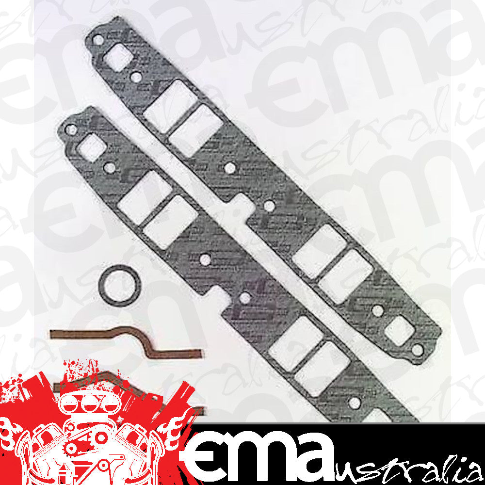 Mr Gasket MG125 Intake Gaskets Chev Sb w/ Brodix Heads 1.38"Wx2.38"L Port