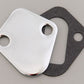 Mr Gasket MG1516 Chrome Fuel Pump Block Off Plate & Gasket Suit Chev Bb V8