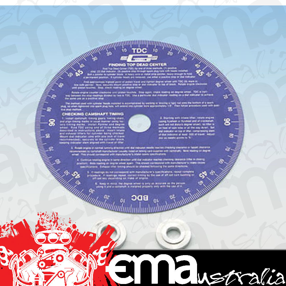 Mr Gasket MG1570 7" Degree Wheel Blue