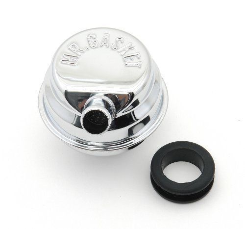 Fits Chrysler Mopar A, B, RB, and Slant 6 engines Chrome Breather Push-On w/ Pvc Tube Suit Bb V8 Mr Gasket MG2059