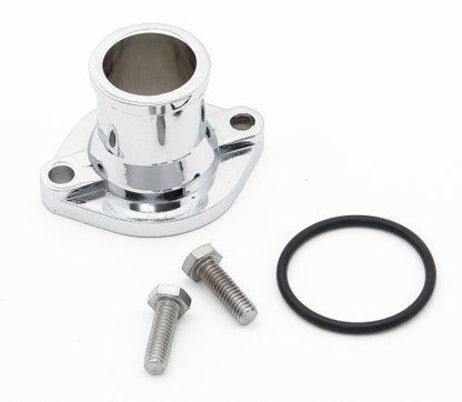 Mr Gasket | MG2663 | Ford 302-351C V8 Steel Thermostat Housing Chrome