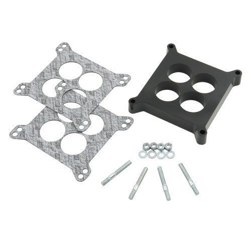 Mr Gasket MG3404 1" Carburetor Spacer Kit Phenolic 4 Hole Square Bore