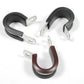 Mr Gasket MG3771G Hose Mounting Clamps Cushioned Steel Suit 0.250" Od Hose