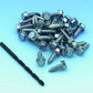 Mr Gasket MG4318 Mr. Gasket Tire Screw Kits .250" Diameter X .750" Long w/ 3/16" Drill Bit (Set Of 35)