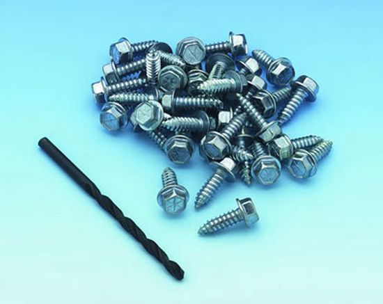 Mr Gasket MG4318 Mr. Gasket Tire Screw Kits .250" Diameter X .750" Long w/ 3/16" Drill Bit (Set Of 35)