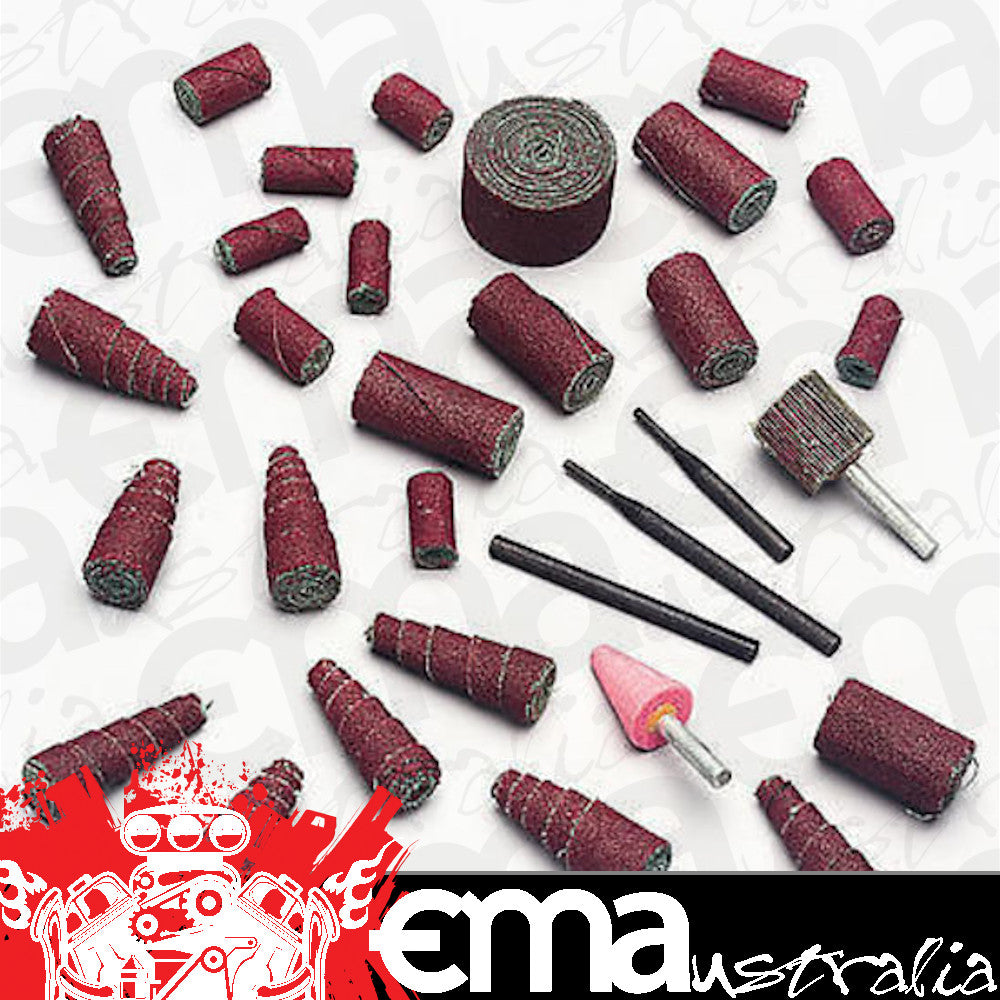 Mr Gasket MG4362 Deluxe Engine Port Polishing Kit 36 Pieces