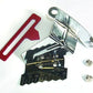 Mr Gasket MG4598 8" Chrome Plated Timing Tab w/ Adjustable Pointer (Suit Small Block Chevy)