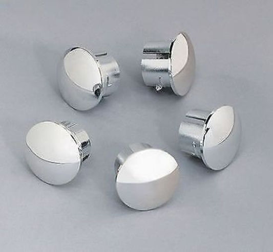 Mr Gasket MG5104 Chrome Wheel Plugs - Push In Unused Holes 11/16" Holes Set Of 5