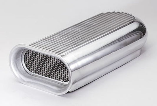 Mr Gasket MG5233 Dual Hilborn Style Bonnet Scoop Polished Suit Dual 4Bbl Carb