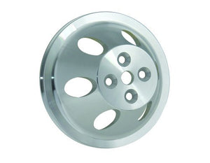 Mr Gasket MG5310 Billet Style Aluminium Water Pump Pulley - Single Groove (Suit Small Block Chevy w/ Short Water Pump 1955-68)