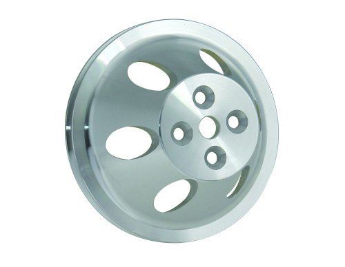 Mr Gasket MG5310 Billet Style Aluminium Water Pump Pulley - Single Groove (Suit Small Block Chevy w/ Short Water Pump 1955-68)