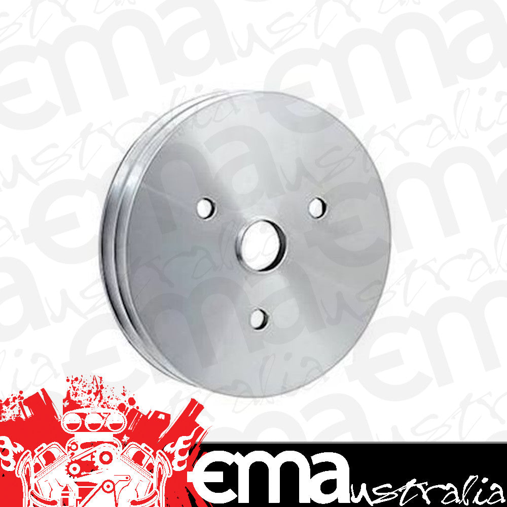 Chev Small Block Gen I 265-350 C.I.D. 1955-68 Billet Alloy Crankshaft Pulley, 2-Groove Short Pump Sb V8 Mr Gasket MG5313