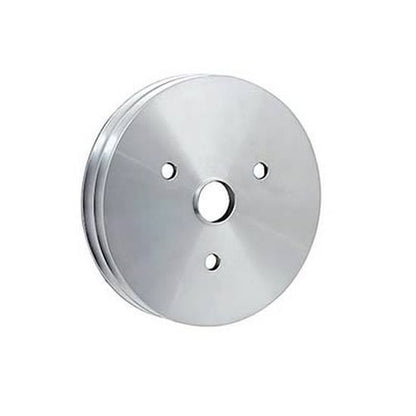 Chev Small Block Gen I 265-350 C.I.D. 1955-68 Billet Alloy Crankshaft Pulley, 2-Groove Short Pump Sb V8 Mr Gasket MG5313