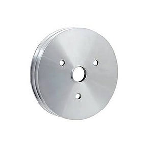 Chev Small Block Gen I 265-350 C.I.D. 1955-68 Billet Alloy Crankshaft Pulley, 2-Groove Short Pump Sb V8 Mr Gasket MG5313