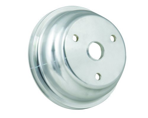 Mr Gasket MG5316 Billet Style Aluminium Crankshaft Pulley - Single Groove (Suit Small Block Chevy w/ Long Water Pump 1969-85)