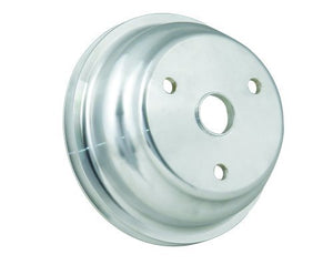Mr Gasket MG5316 Billet Style Aluminium Crankshaft Pulley - Single Groove (Suit Small Block Chevy w/ Long Water Pump 1969-85)