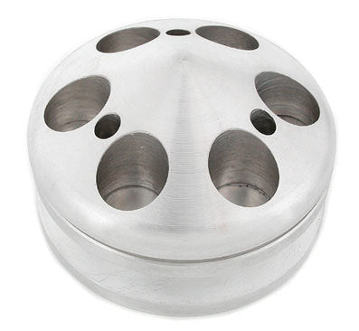 Mr Gasket MG5320 Billet Style Aluminium Alternator Pulley w/ Nose Piece - Single Groove (Suit Small Block Chevy)