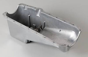 Mr Gasket MG5415 Polished Alloy Finned Oil Pan Chev Small Block Gen I