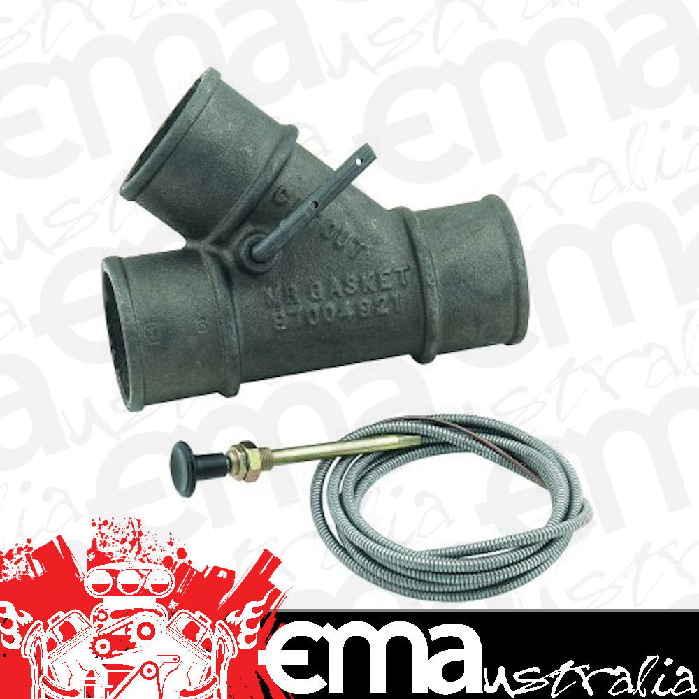 Mr Gasket MG5424 Exhaust Cut-Out w/ Cable 2" Od Exhaust Pipes