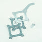 Mr Gasket MG6035-5 Chrome Carburetor Linkage Plate For Holley & Afb Carburetors Mg 6035