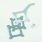 Mr Gasket MG6035 Chrome Plated Carburettor Linkage Plate (Suit Holley & Afb Carburettors)