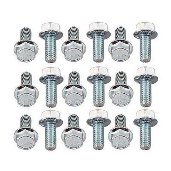 Chev big block Mark IV 396-454 C.I.D. & Gen V/VI 454 C.I.D. V8 Oil Pan Bolt Kit Hex Head Suit Bb Mr Gasket MG6086