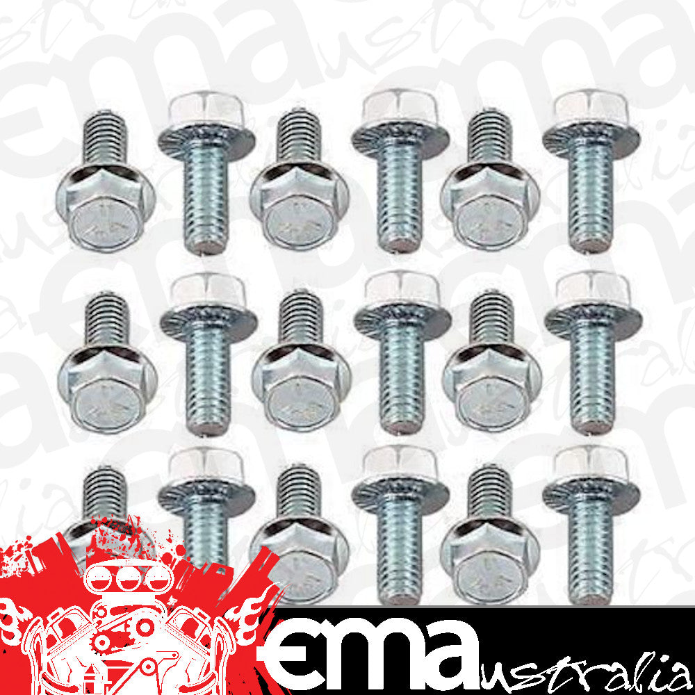 Chev big block Mark IV 396-454 C.I.D. & Gen V/VI 454 C.I.D. V8 Oil Pan Bolt Kit Hex Head Suit Bb Mr Gasket MG6086