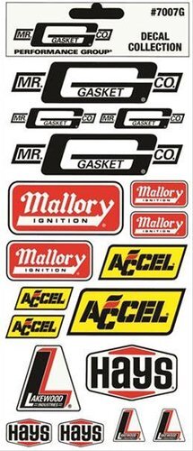 Mr Gasket MG7007G Decal Assortment