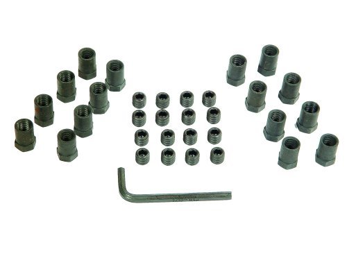 Mr Gasket MG924 Sure-Lock Rocker Arm Nuts, .544" Shank Od, 7/16" Stud Size, Black Finish (Suit Big Block Chevy)