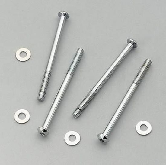 Mr Gasket MG9822 Chrome Button Head Valve Cover Bolts Chev Sb 1/4"-20Mm