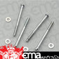 Mr Gasket MG9822 Chrome Button Head Valve Cover Bolts Chev Sb 1/4"-20Mm