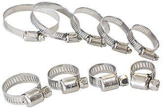 Aeroflow AF23-2144 21-44mm Stainless Hose Clamp (10 Pack)