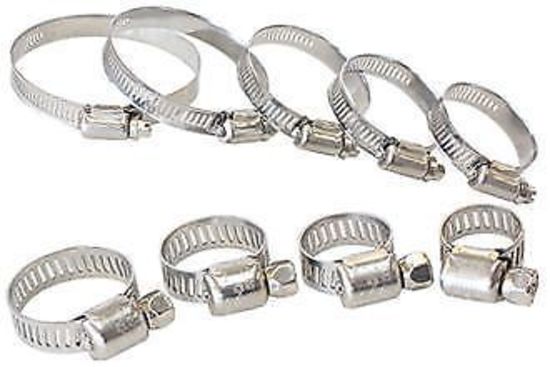 Aeroflow AF23-2144 21-44mm Stainless Hose Clamp (10 Pack)