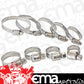 Aeroflow Performance Products AF23-4670 46-70mm Stainless Hose Clamp (10 Pack)