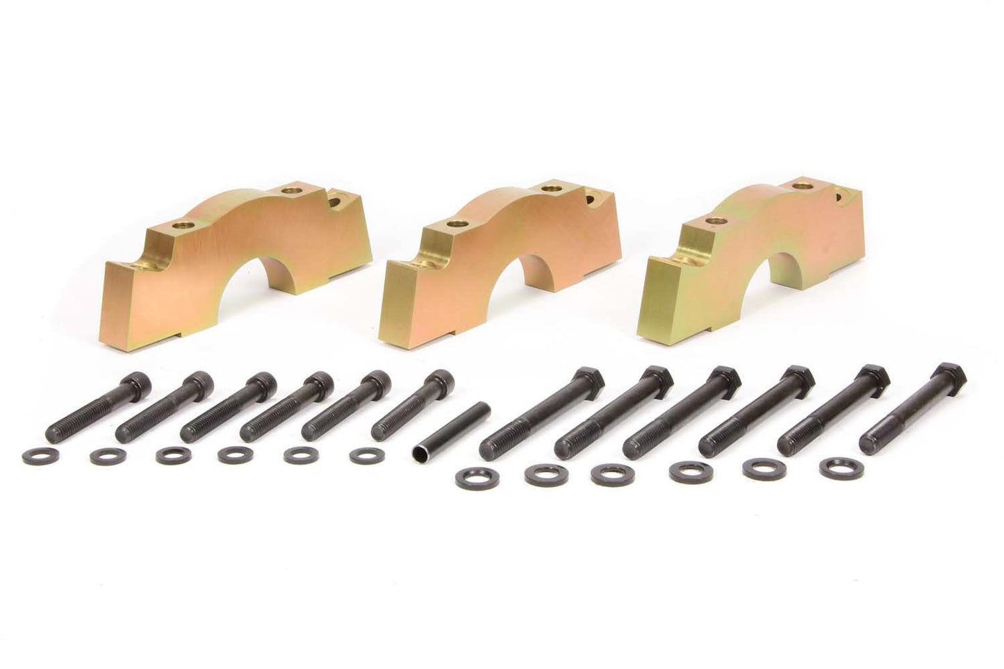 Milodon MIL11050 4 Bolt Main Cap Set Chev S/J 283-327 V8 Splayed Caps 3 Caps Only