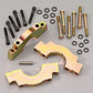 Milodon MIL11450 4 Bolt Main Cap Set suit Ford BB 429-460 Ci V8 Angled Side Bolts
