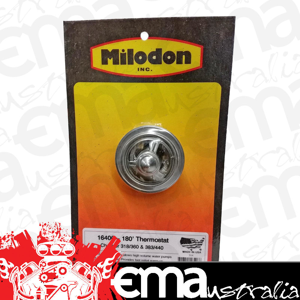 Milodon MIL16406 Thermostat 180 Degree High Flow