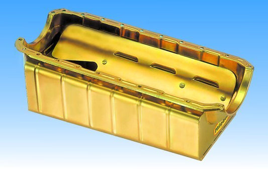 Milodon MIL31176 BB Chev Full Length Oil Pan Mark Iv Pan Capacity 8 Quart 7.6L Rear 7 3/4" Deep Front 6 1/2" Deep