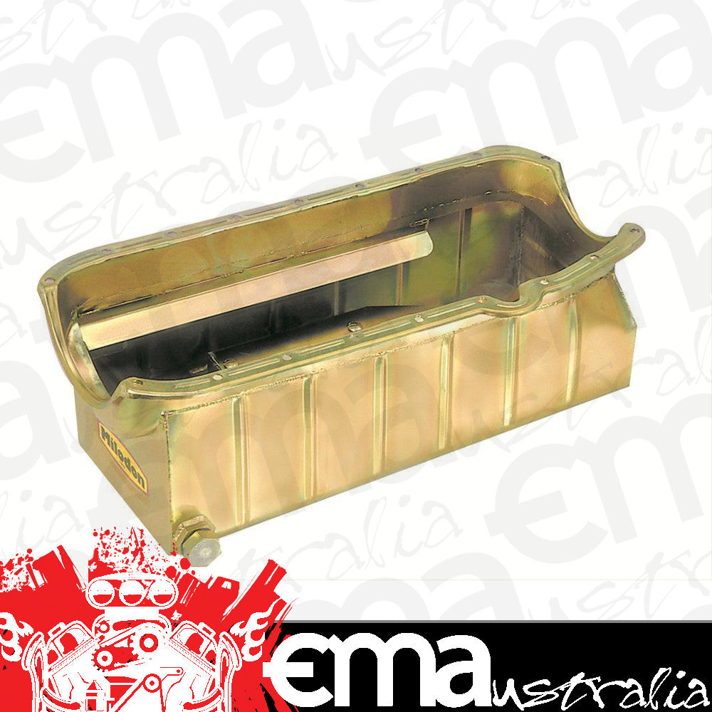 Milodon MIL31300 Marine Oil Pan 8Qt 7.6L suit Chev SB Lh Dipstick Fits V-Drive