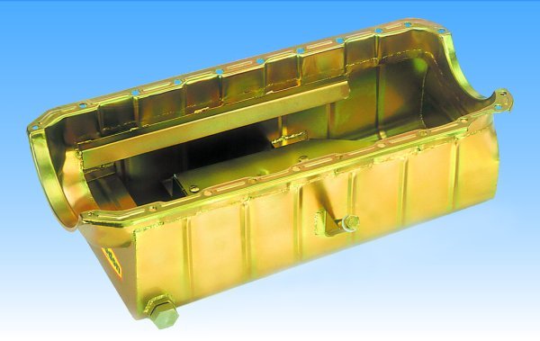 Milodon MIL31310 BB Chev Marine Oil Pan 396-454 Mark Iv 1965-90 Pan Capacity 9 Quart 8.5L Rear 7" Deep Front 8" Deep