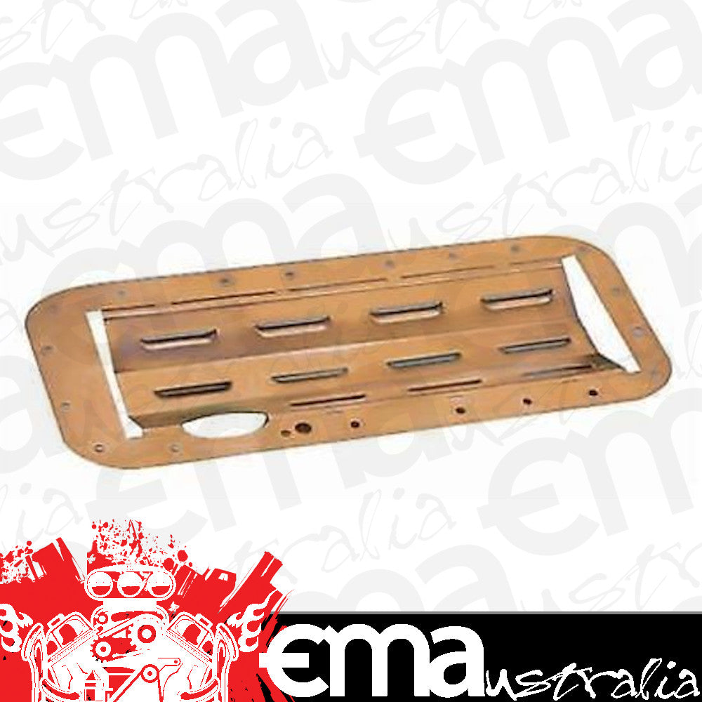 Milodon MIL32000 Chrysler BB Louvered Windage Tray Centre Sump B/Rb Gold Iridite